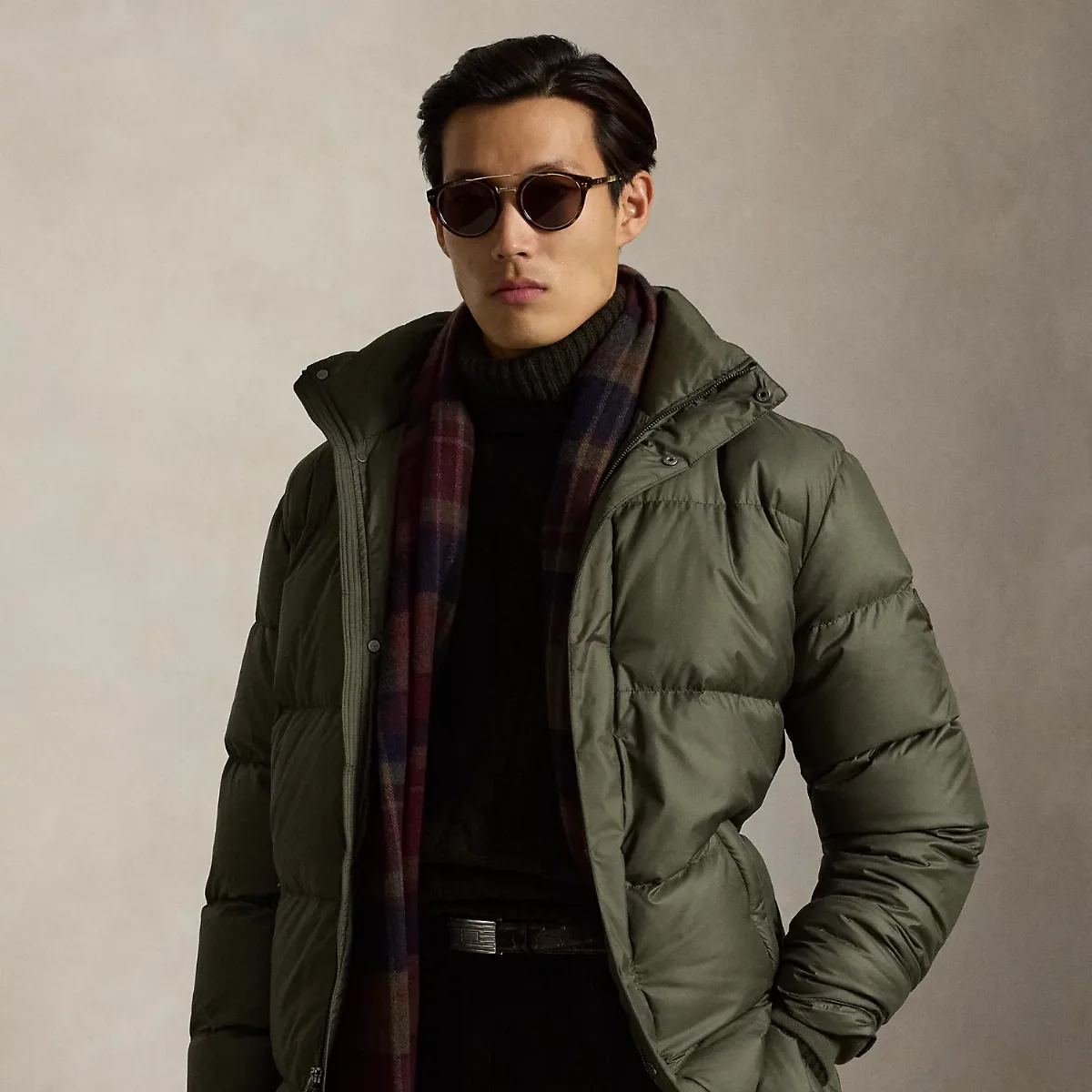The Decker Matte Down Coat by Ralph Lauren