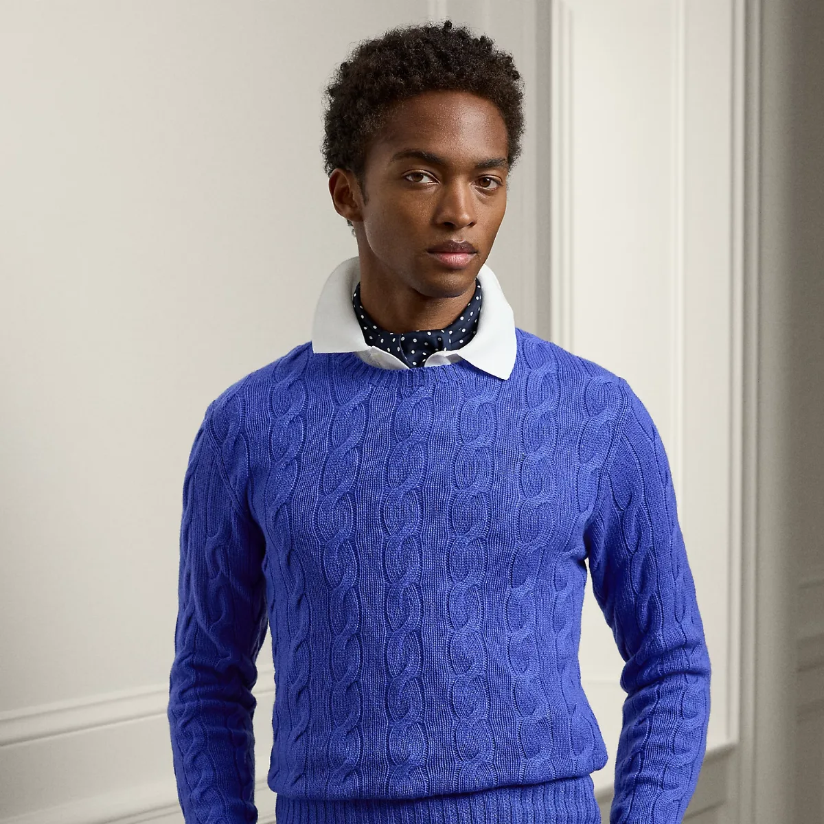 Cable-Knit Cashmere Sweater by Ralph Lauren