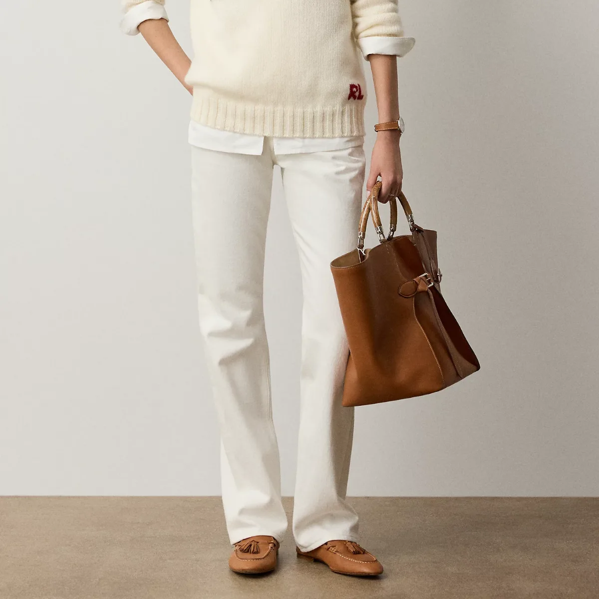 Kaida Relaxed Bootcut Jean by Ralph Lauren