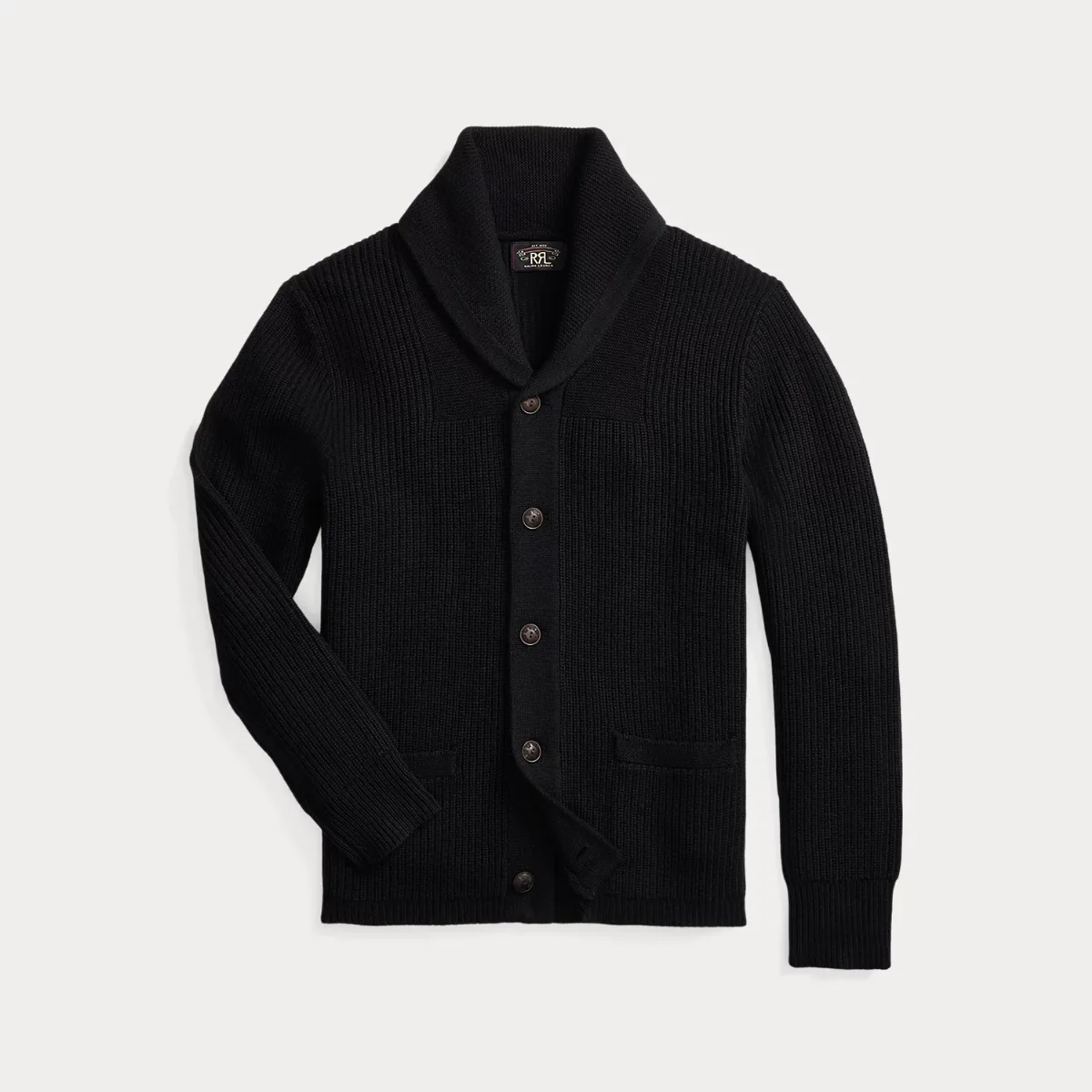 Cashmere Shawl-Collar Cardigan