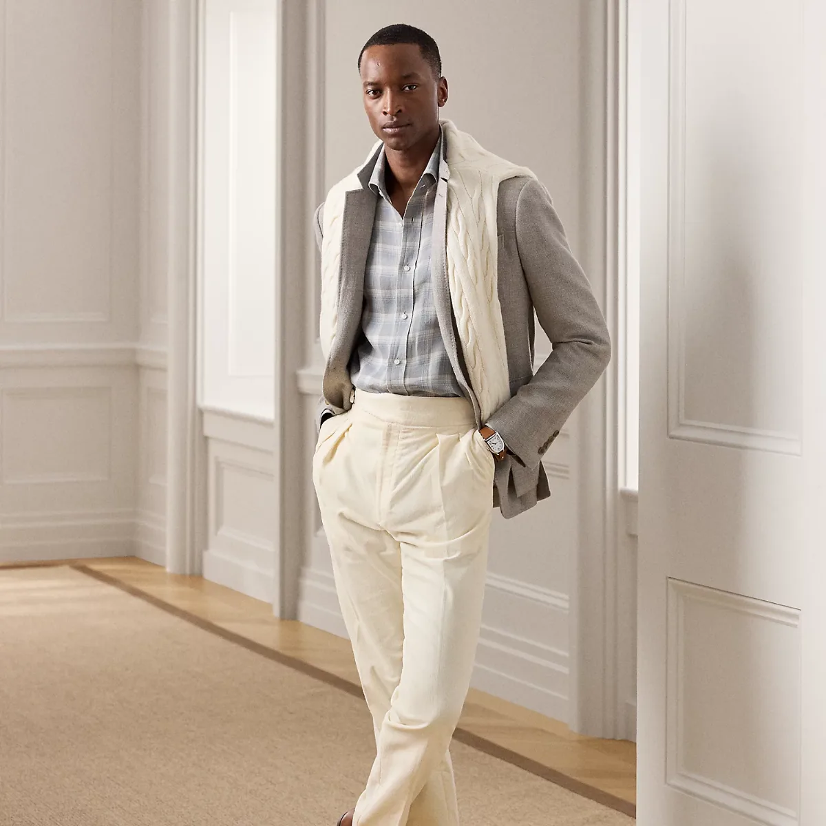 Hand-Tailored Corduroy Trouser by Ralph Lauren