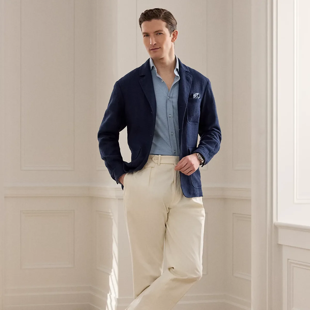 Gregory Hand-Tailored Chino Trouser