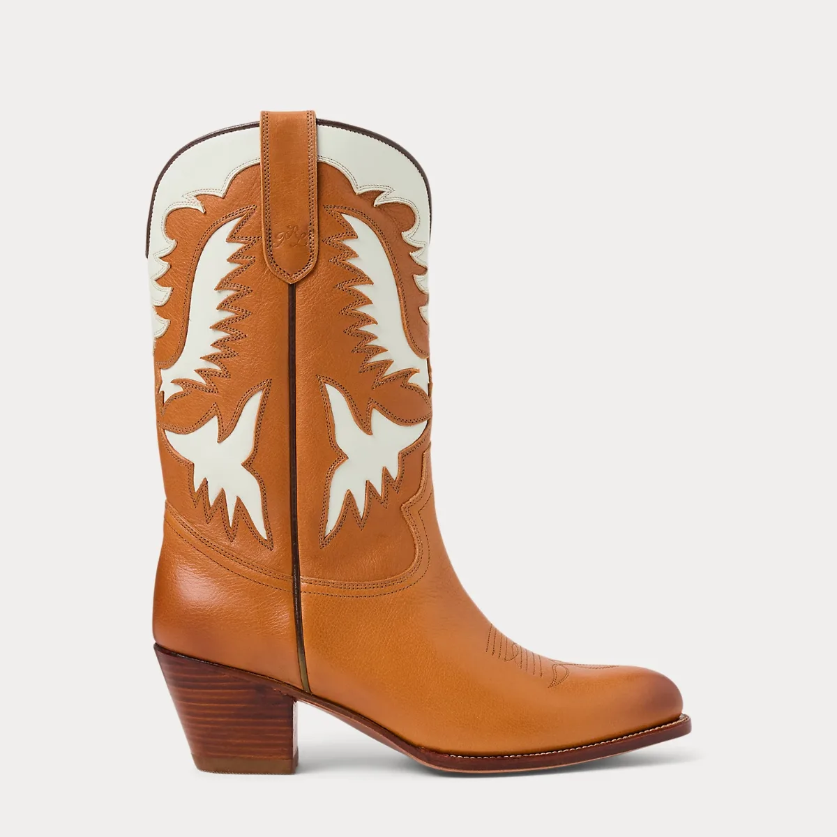 Leather Cowboy Boot by Ralph Lauren