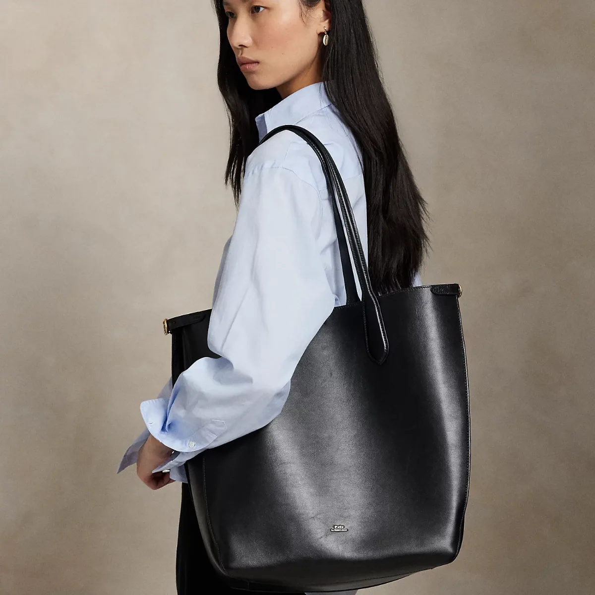 Bellport Leather North-South Tote by Ralph Lauren