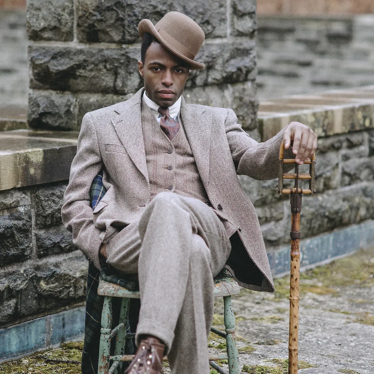 Wool Dobby Suit Jacket by Ralph Lauren
