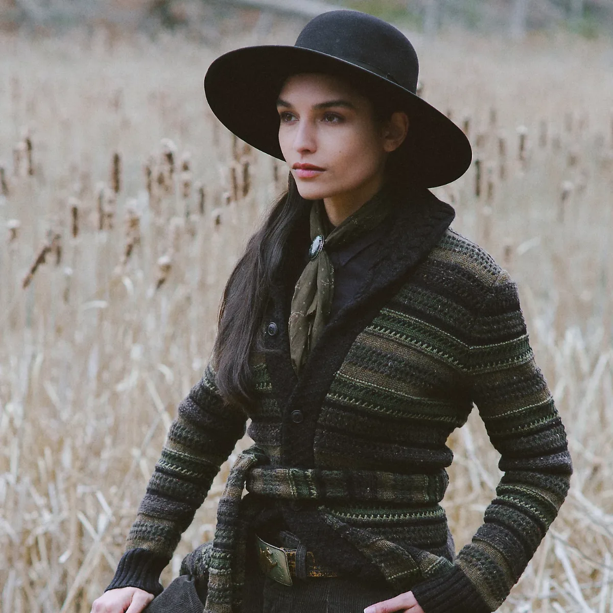 Striped Wool-Blend Cardigan by Ralph Lauren