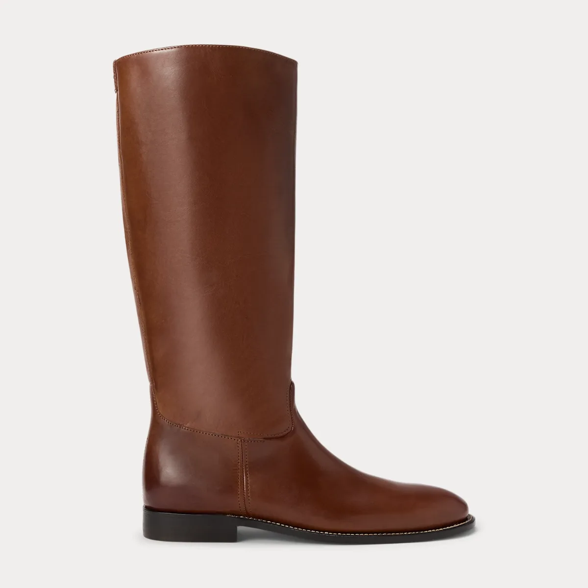 Burnished Leather Tall Boot by Ralph Lauren