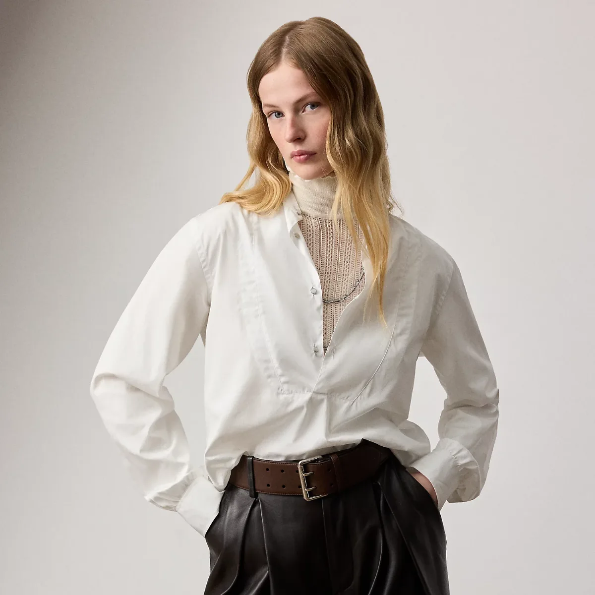 Abbie Cotton Broadcloth Blouse by Ralph Lauren