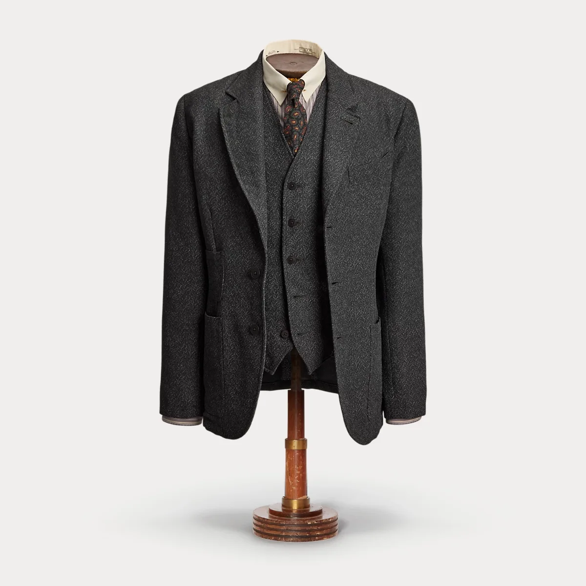 Unconstructed Herringbone Sport Coat by Ralph Lauren