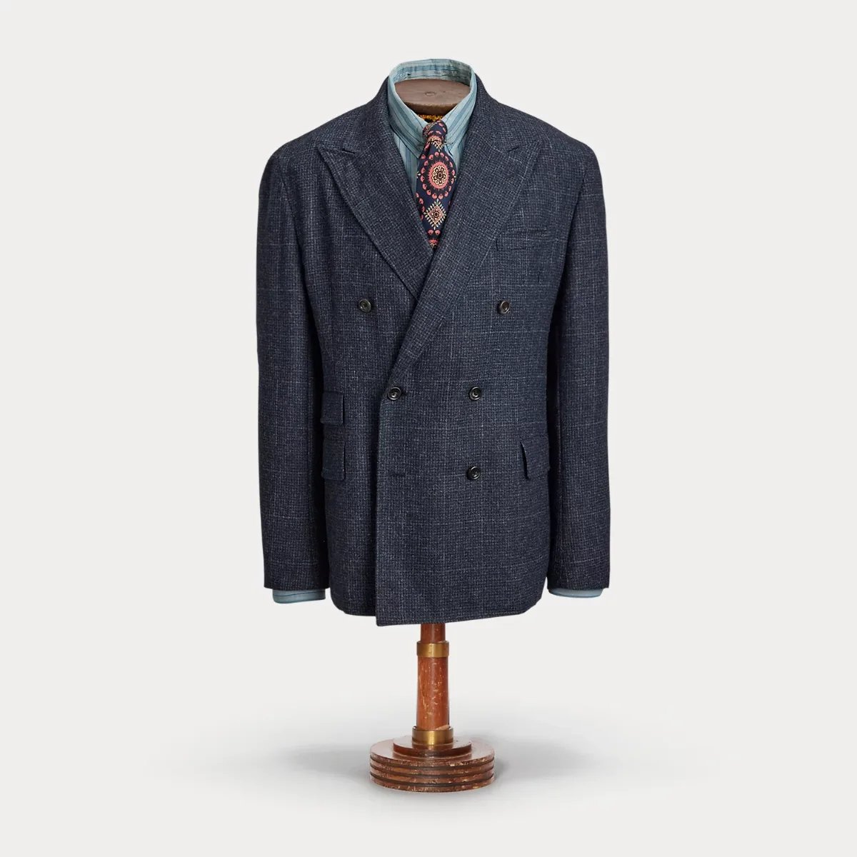 Unconstructed Windowpane Sport Coat by Ralph Lauren