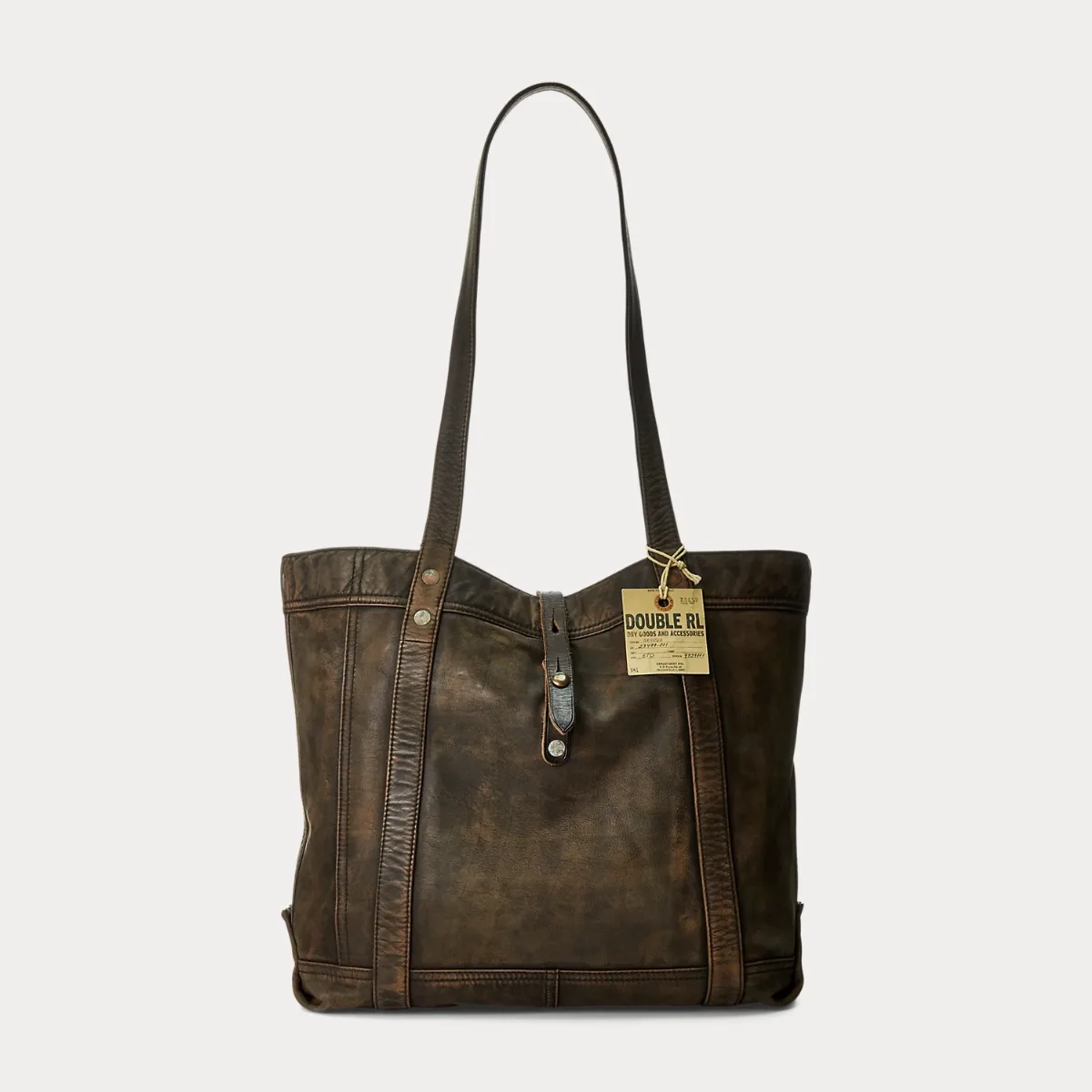 Leather Tote by Ralph Lauren