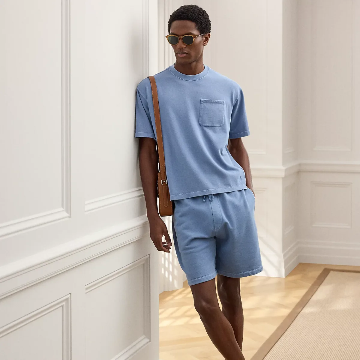Cotton-Cashmere Fleece Short by Ralph Lauren