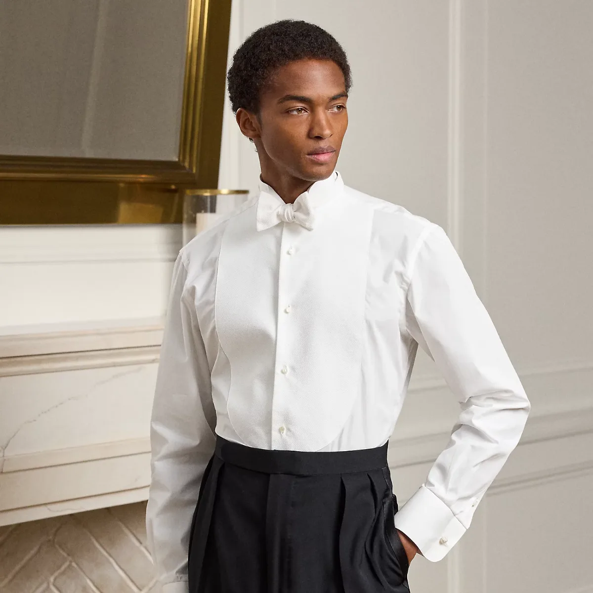 Handmade Wingtip-Collar Shirt by Ralph Lauren