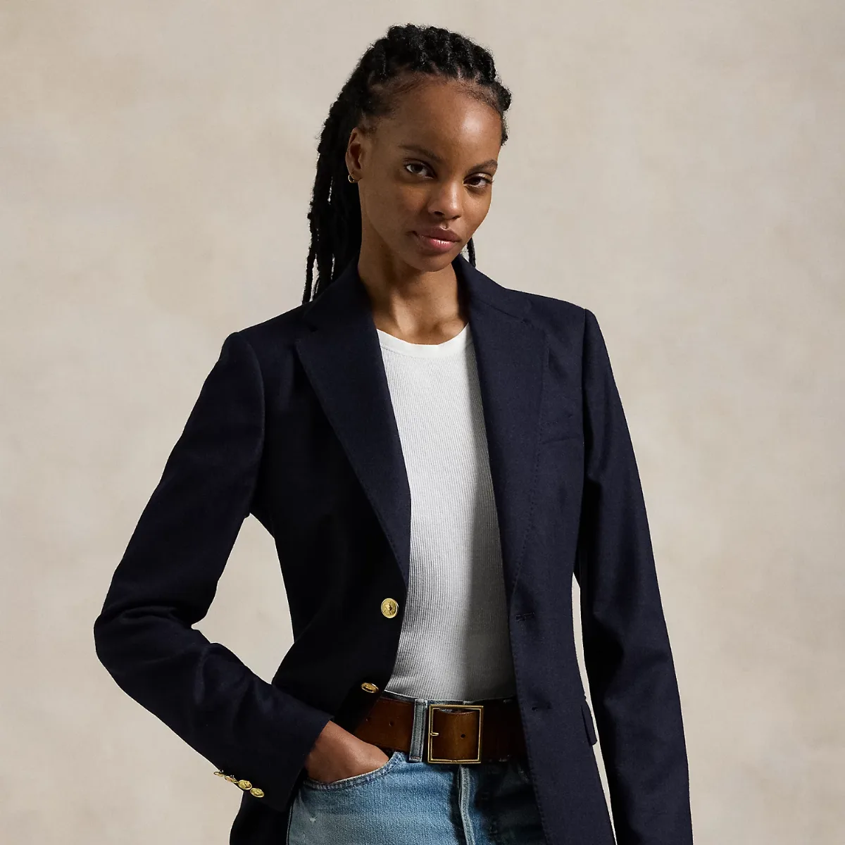 The Iconic Doeskin Blazer by Ralph Lauren