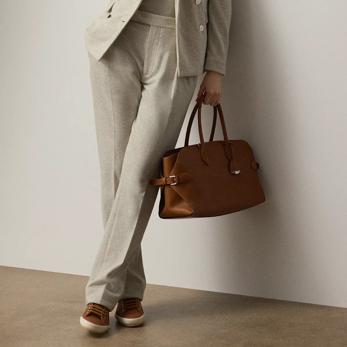 Tailored Cotton-Cashmere Fleece Pant by Ralph Lauren