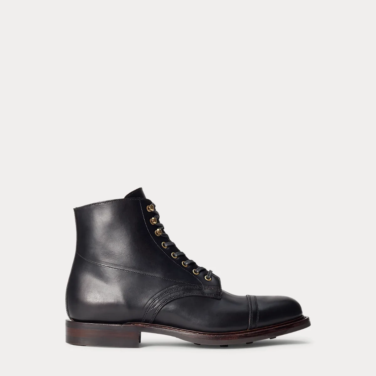 Hand-Burnished Leather Boot