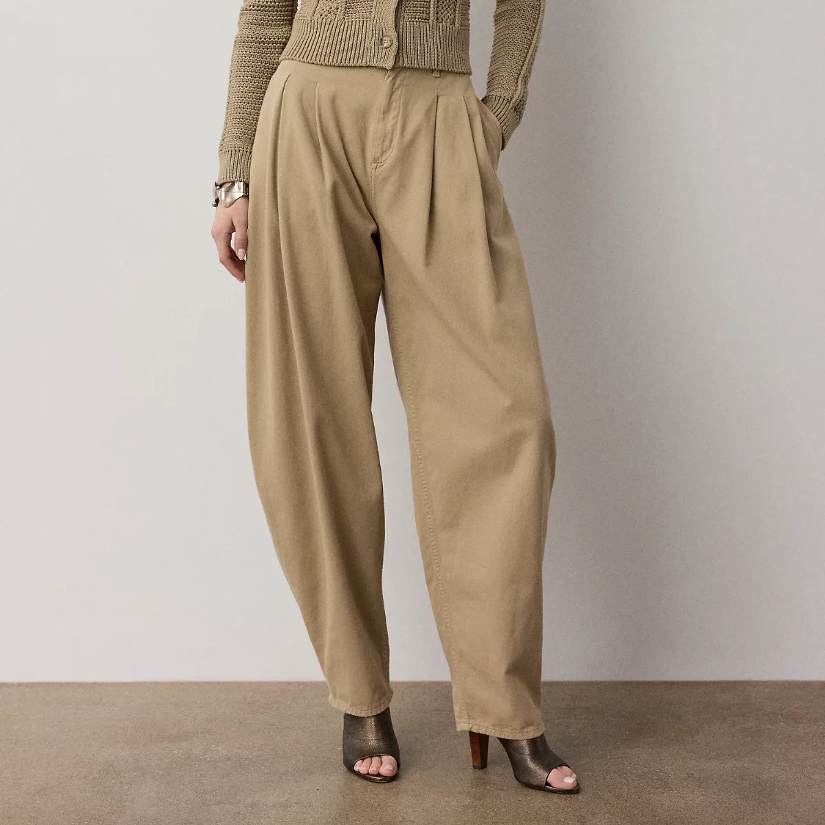 Ellen Cotton Denim Chino Pant by Ralph Lauren