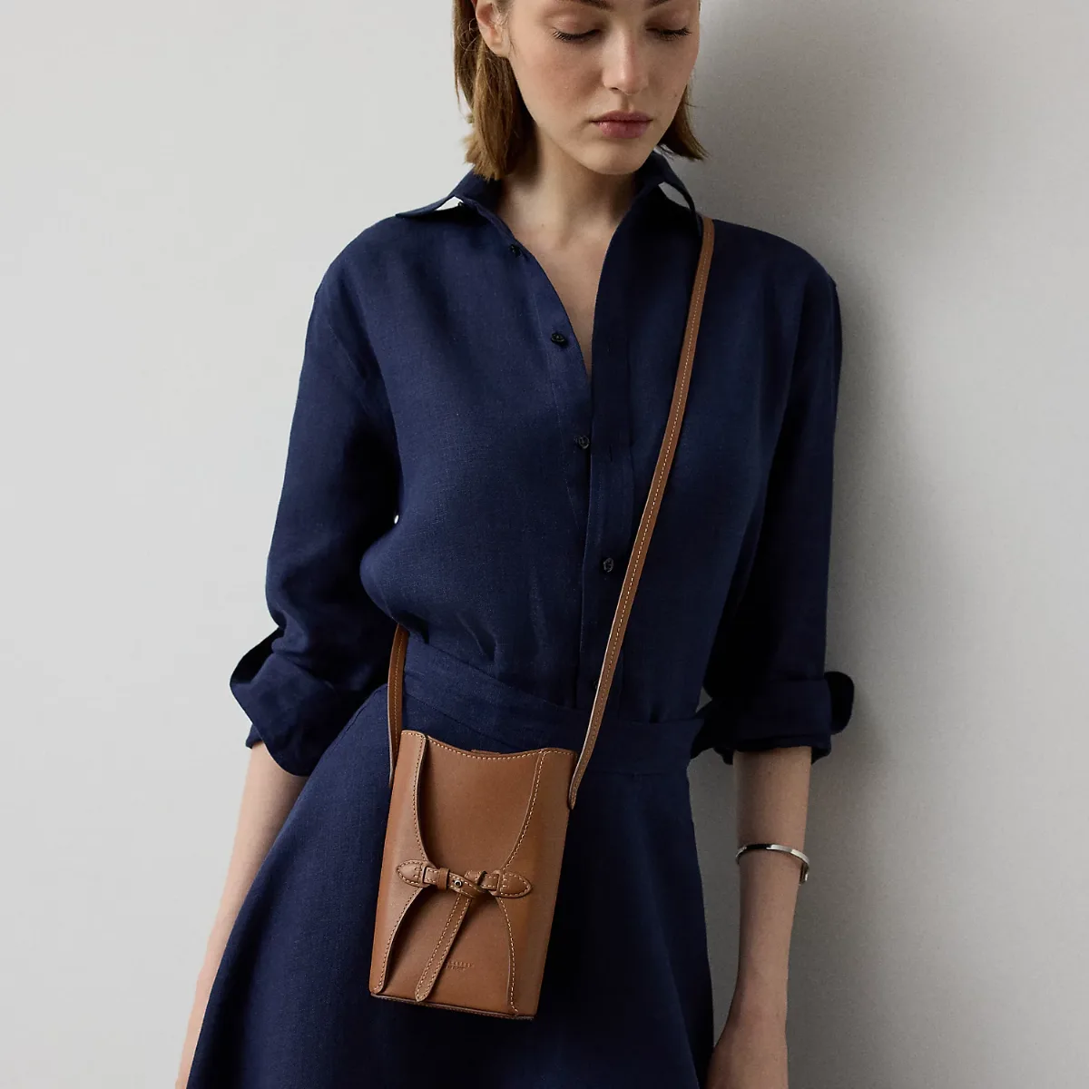 The Ralph Calfskin Phone Pouch by Ralph Lauren