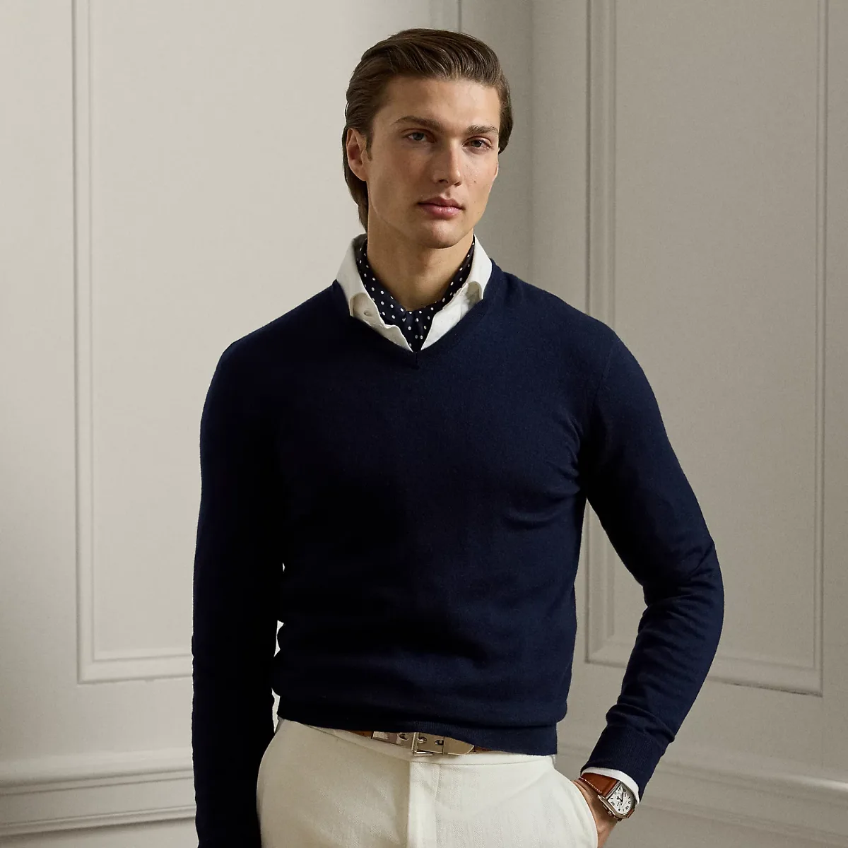 Cashmere V-Neck Sweater by Ralph Lauren