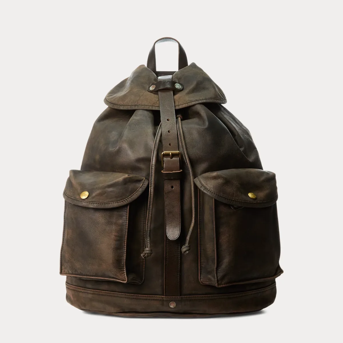 Leather Rucksack by Ralph Lauren