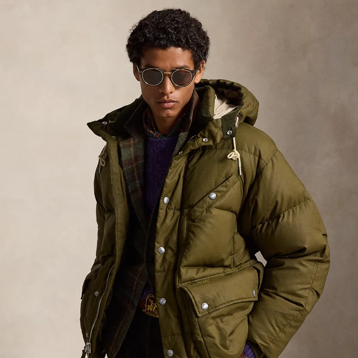 The Baden Oilcloth Down Jacket by Ralph Lauren
