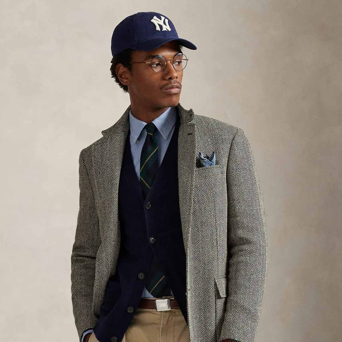 The RL67 Linen-Blend Herringbone Jacket