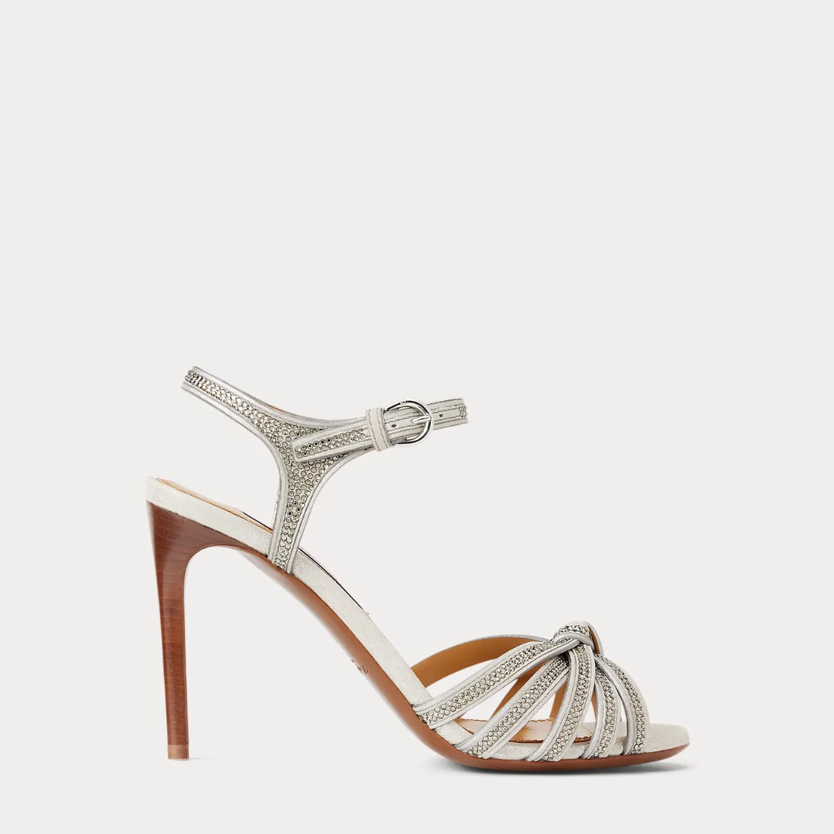 Kieran 95 mm Embellished Suede Sandal by Ralph Lauren
