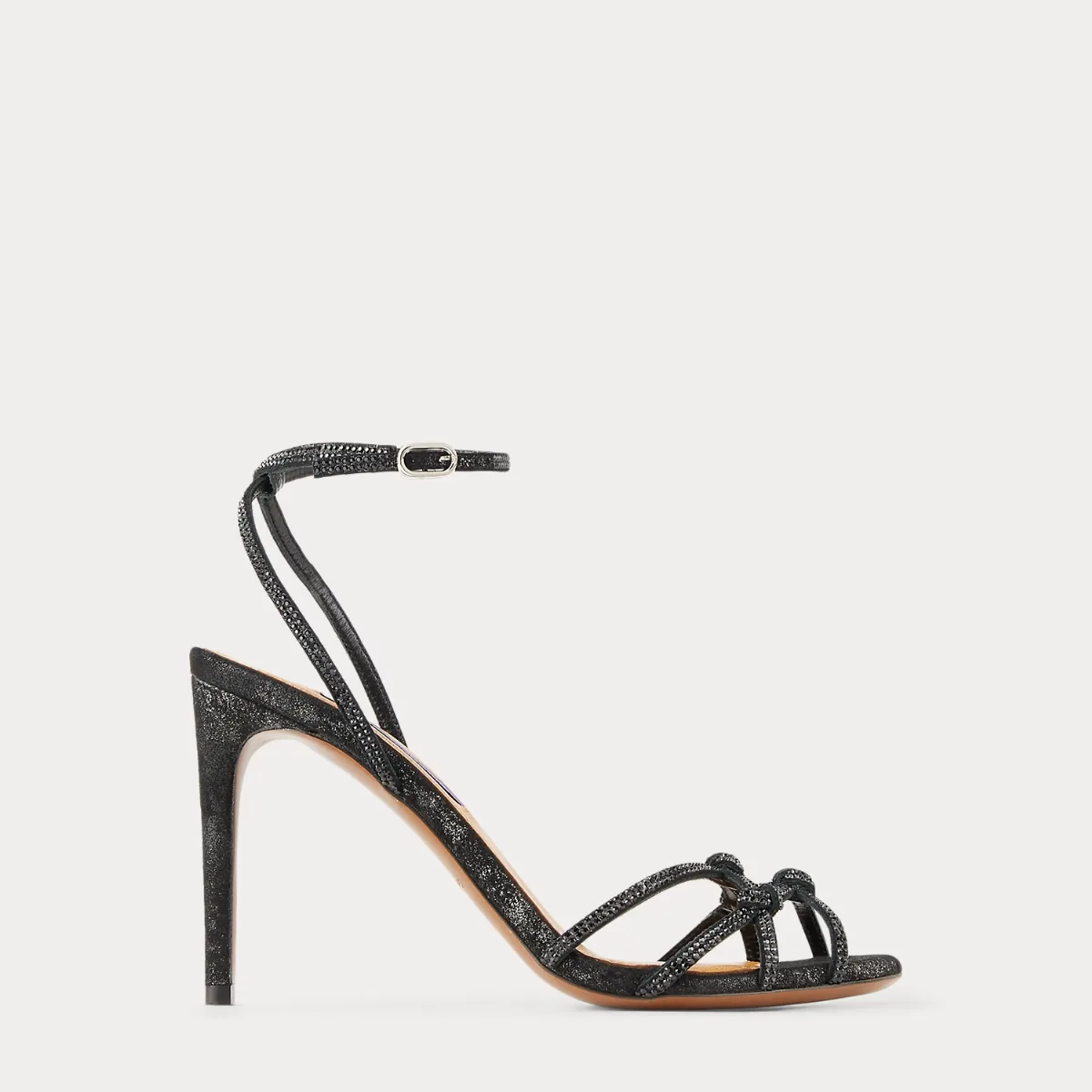 Kiera 95 mm Embellished Metallic Sandal by Ralph Lauren
