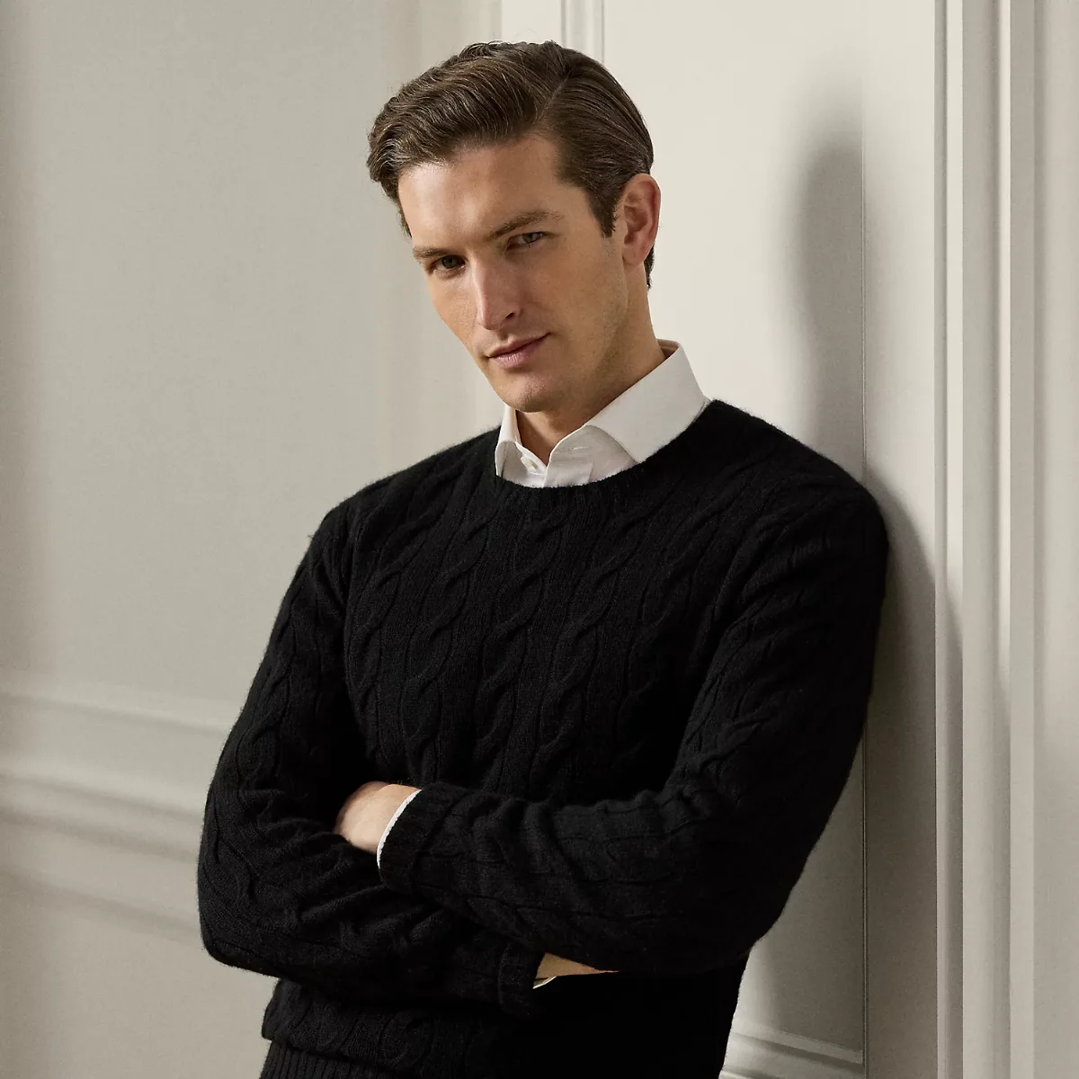 Cable-Knit Cashmere Sweater by Ralph Lauren
