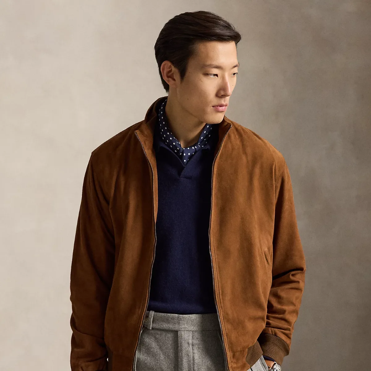 The Charleton Suede Jacket by Ralph Lauren