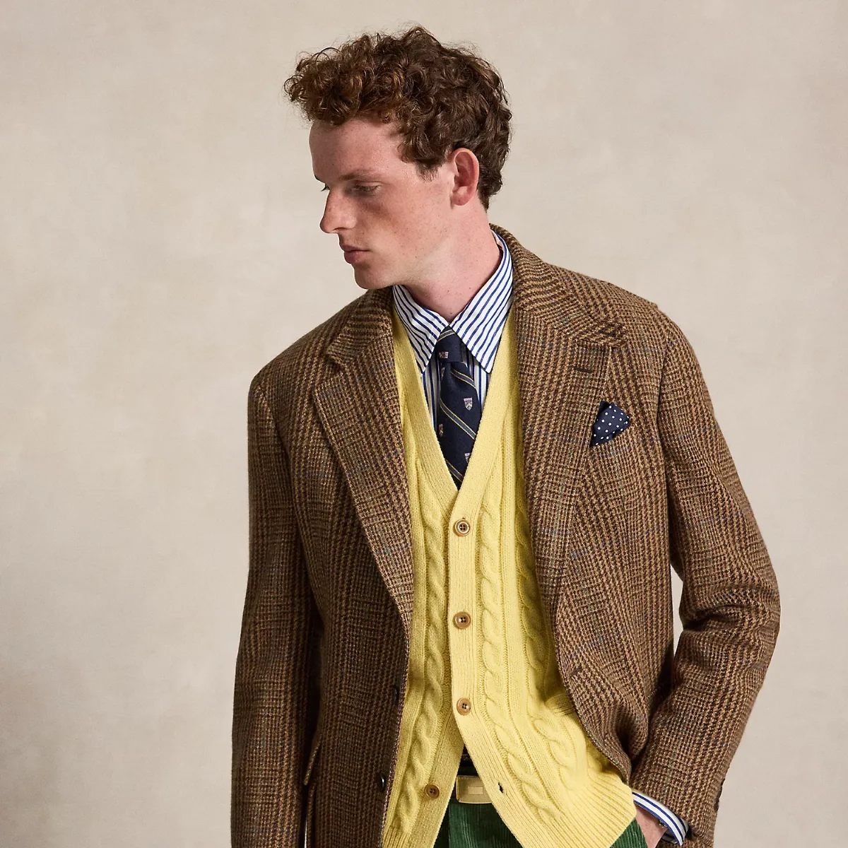 The RL67 Glen Plaid Tweed Jacket by Ralph Lauren