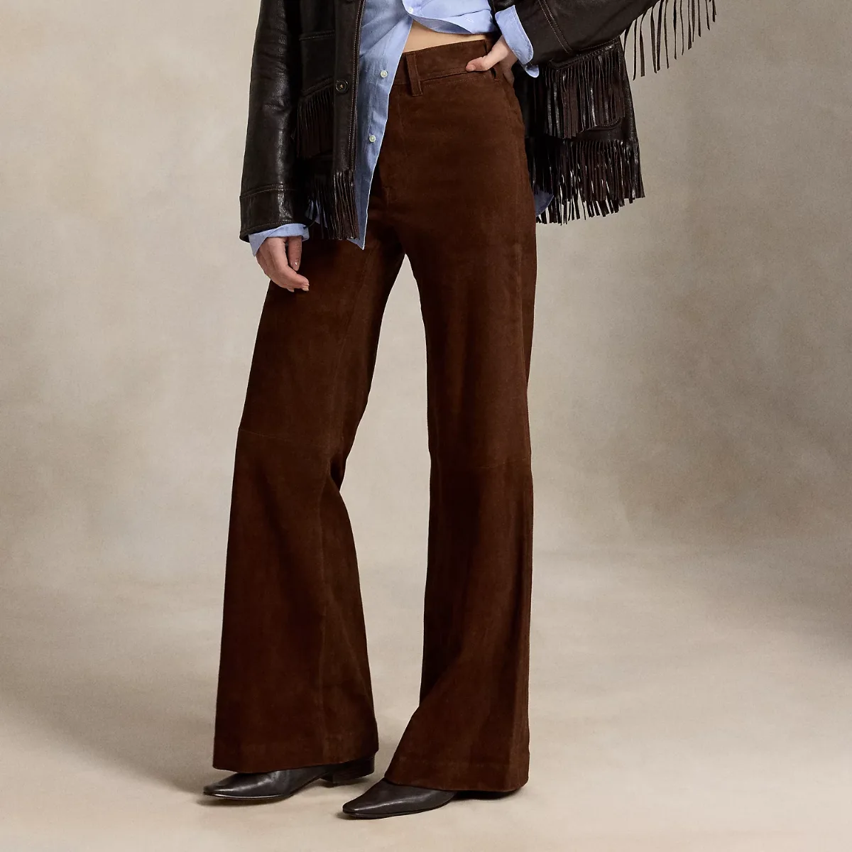 Beaton Suede Pant by Ralph Lauren