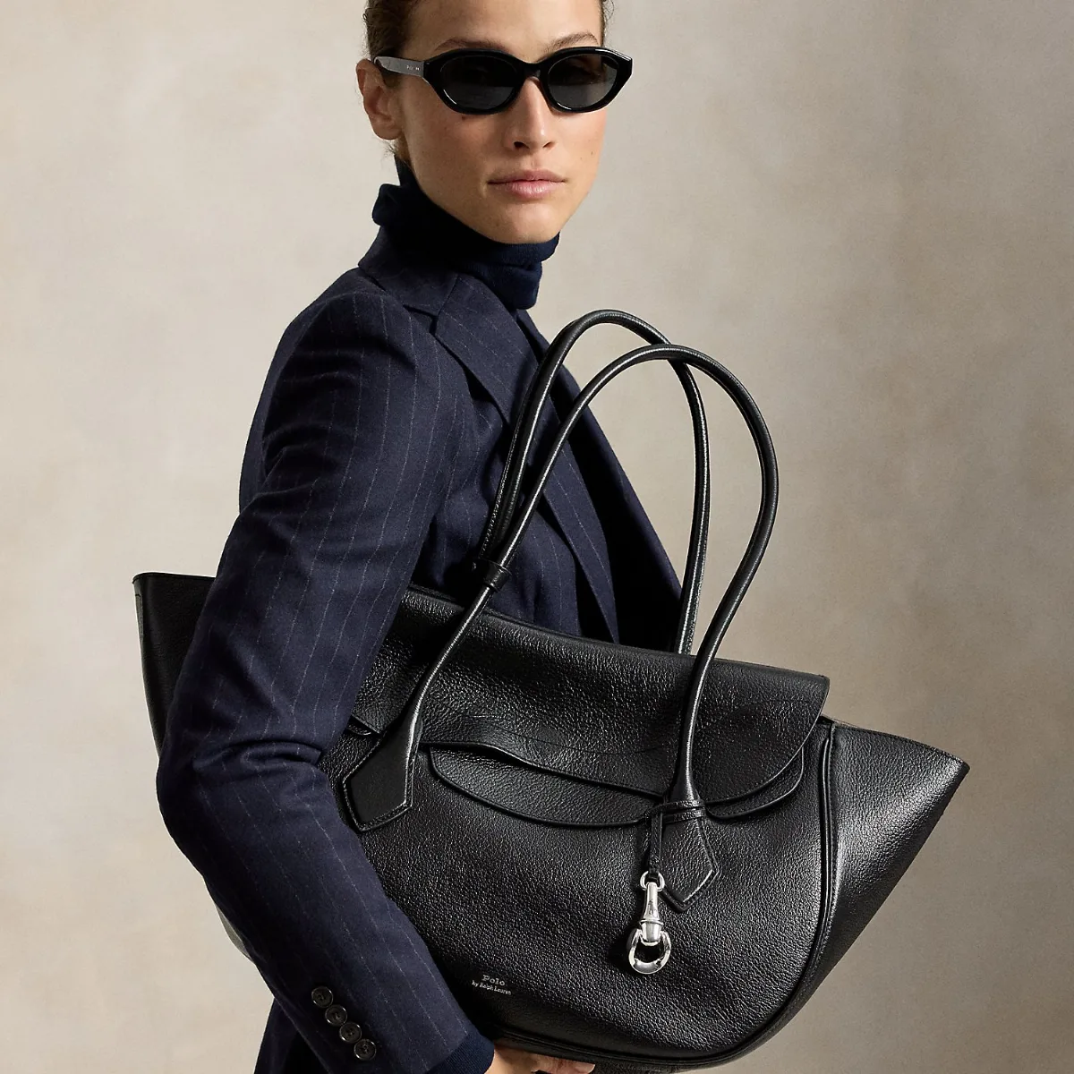 Polo Blaze Leather Large Shoulder Bag