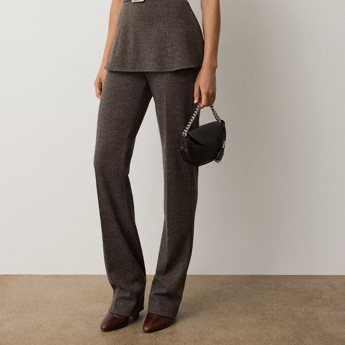 Macy Tick-Weave Jersey Pant by Ralph Lauren