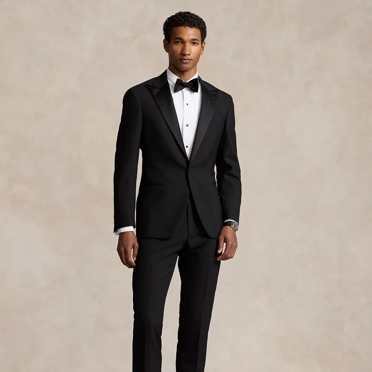 Polo Tailored Wool Barathea Peak Tuxedo by Ralph Lauren