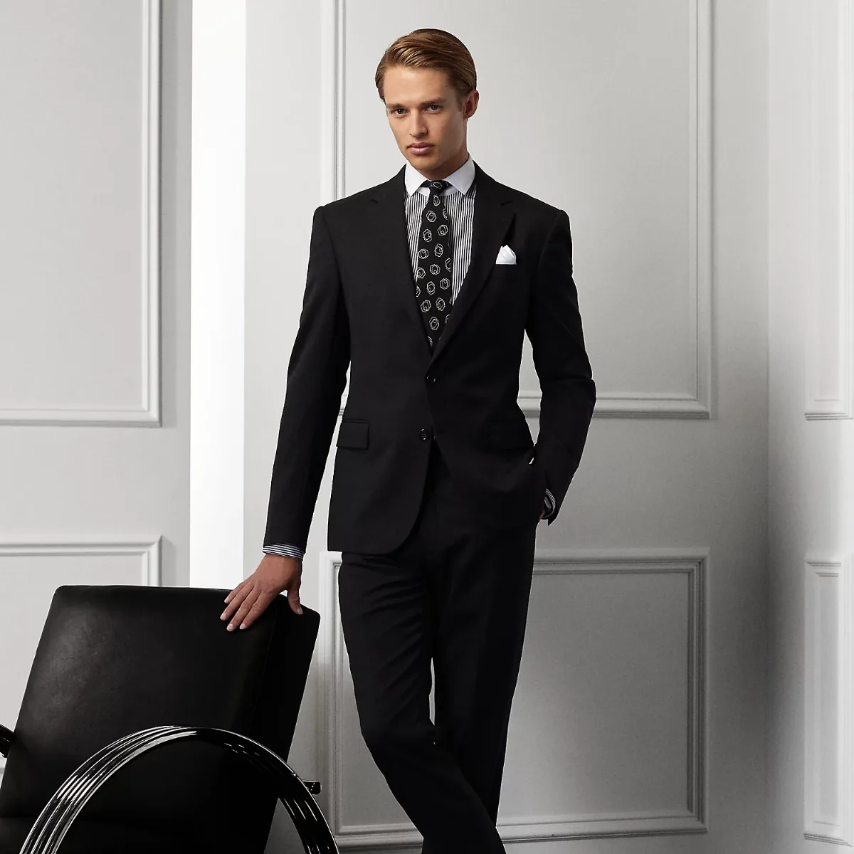 Gregory Hand-Tailored Wool Twill Suit by Ralph Lauren