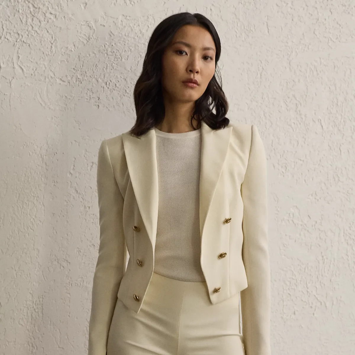 Spencer Wool Crepe Jacket by Ralph Lauren