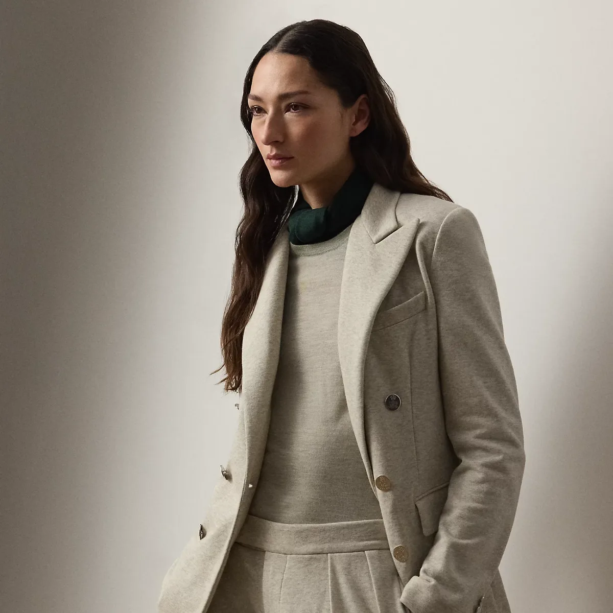 Camden Cotton-Cashmere Fleece Jacket by Ralph Lauren