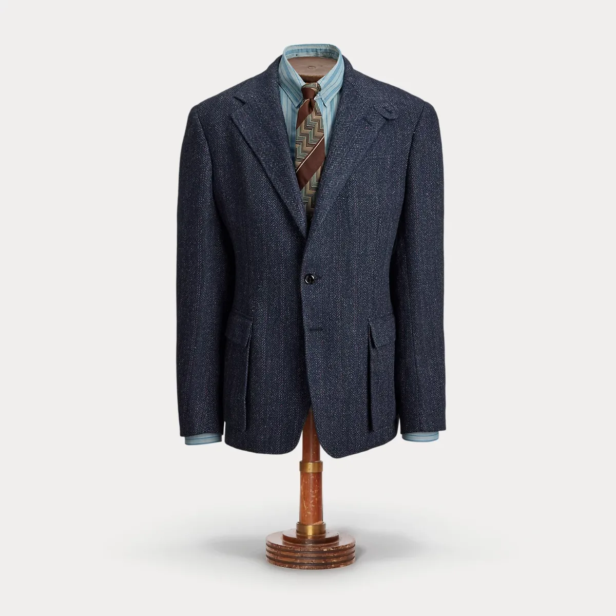 Linen-Blend Herringbone Suit Jacket by Ralph Lauren