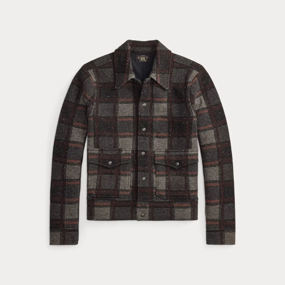 Plaid Wool Cardigan by Ralph Lauren