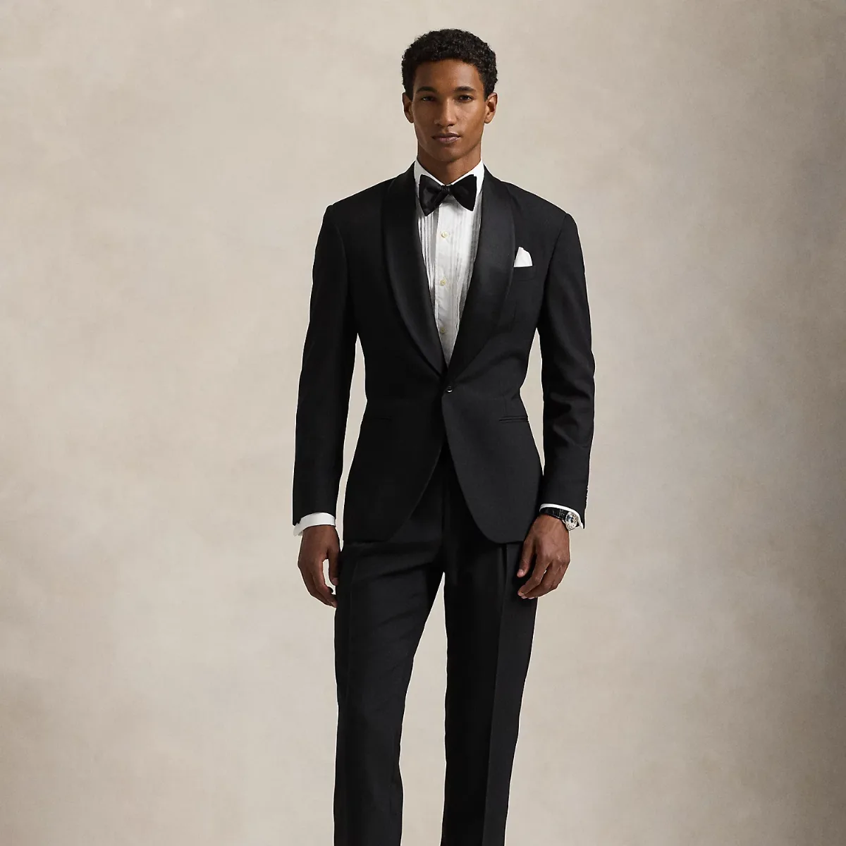 Polo Tailored Wool Barathea Shawl Tuxedo by Ralph Lauren