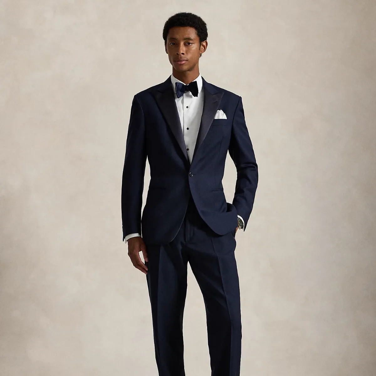 Polo Tailored Fit Wool Barathea Tuxedo