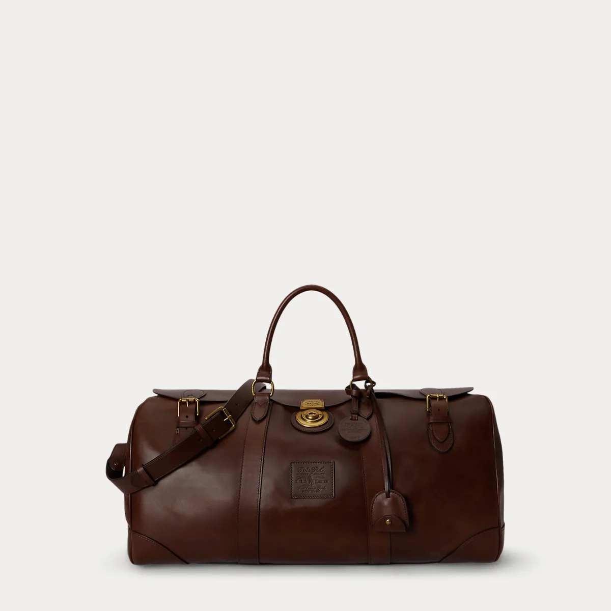 Heritage Lock Leather Large Duffel by Ralph Lauren