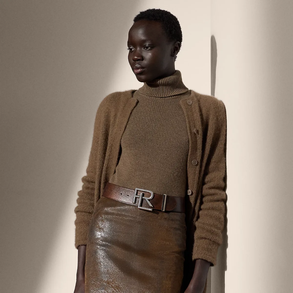 Brushed Cashmere-Silk Cocoon Cardigan by Ralph Lauren