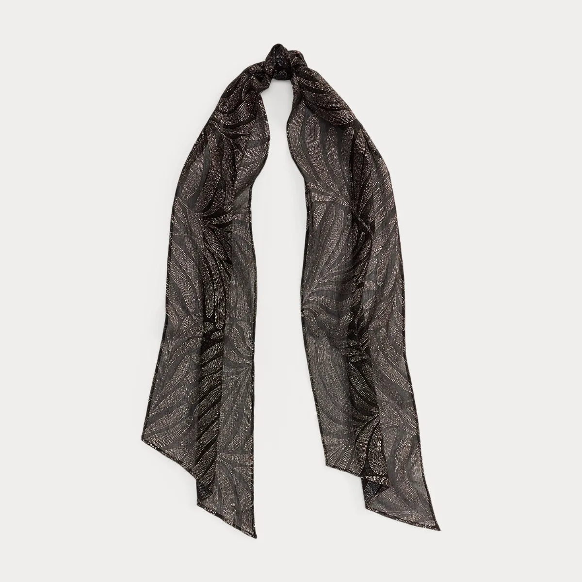 Foiled Crinkle Chiffon Wrap Scarf by Ralph Lauren