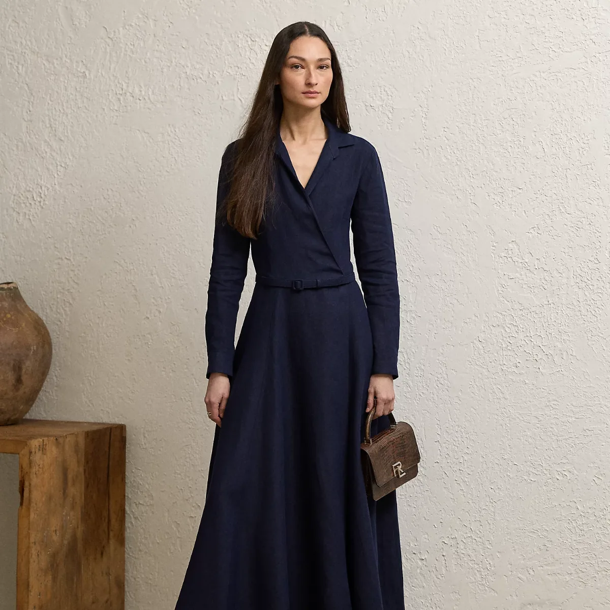 Aniyah Linen Day Dress by Ralph Lauren