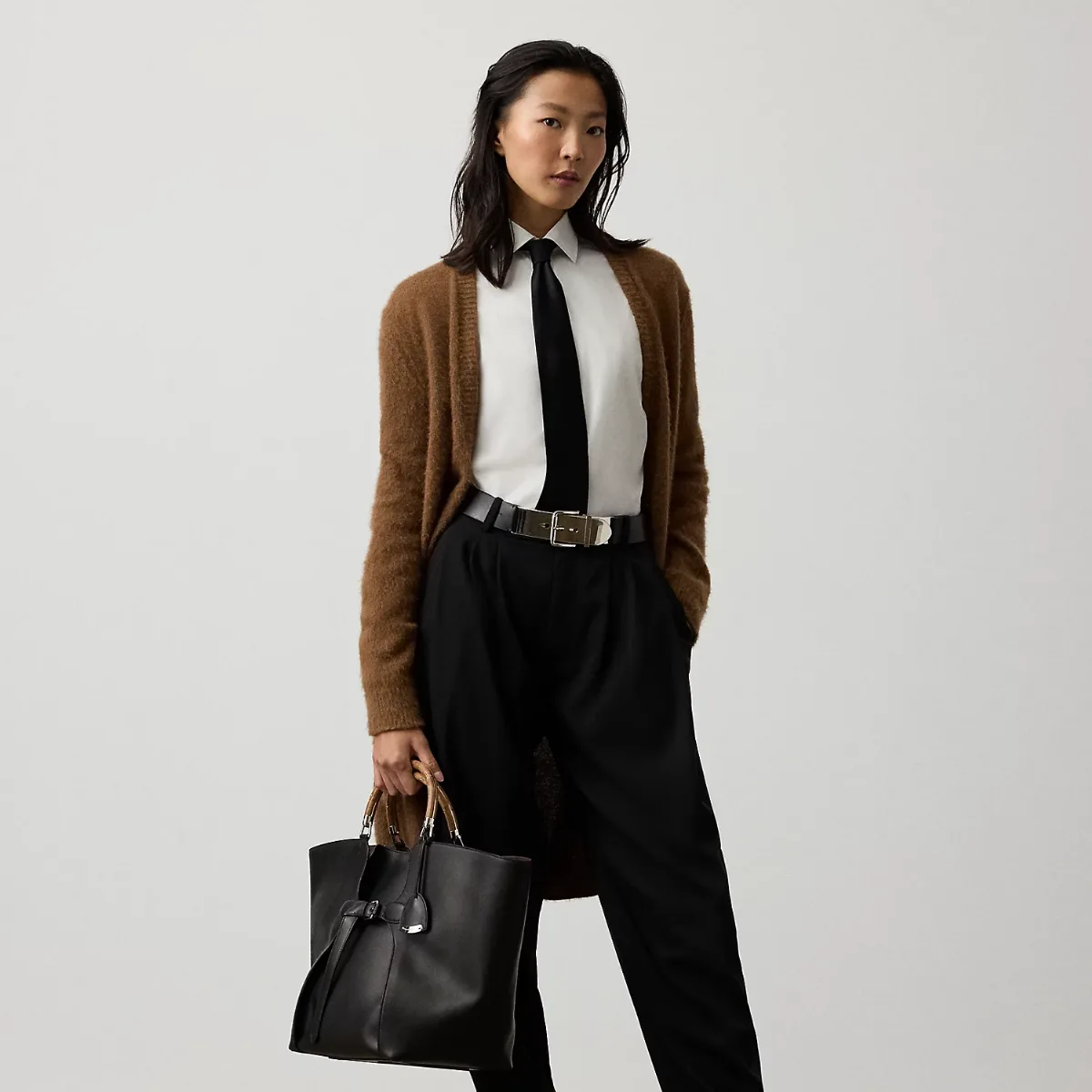 Cashmere-Alpaca Long Cardigan by Ralph Lauren