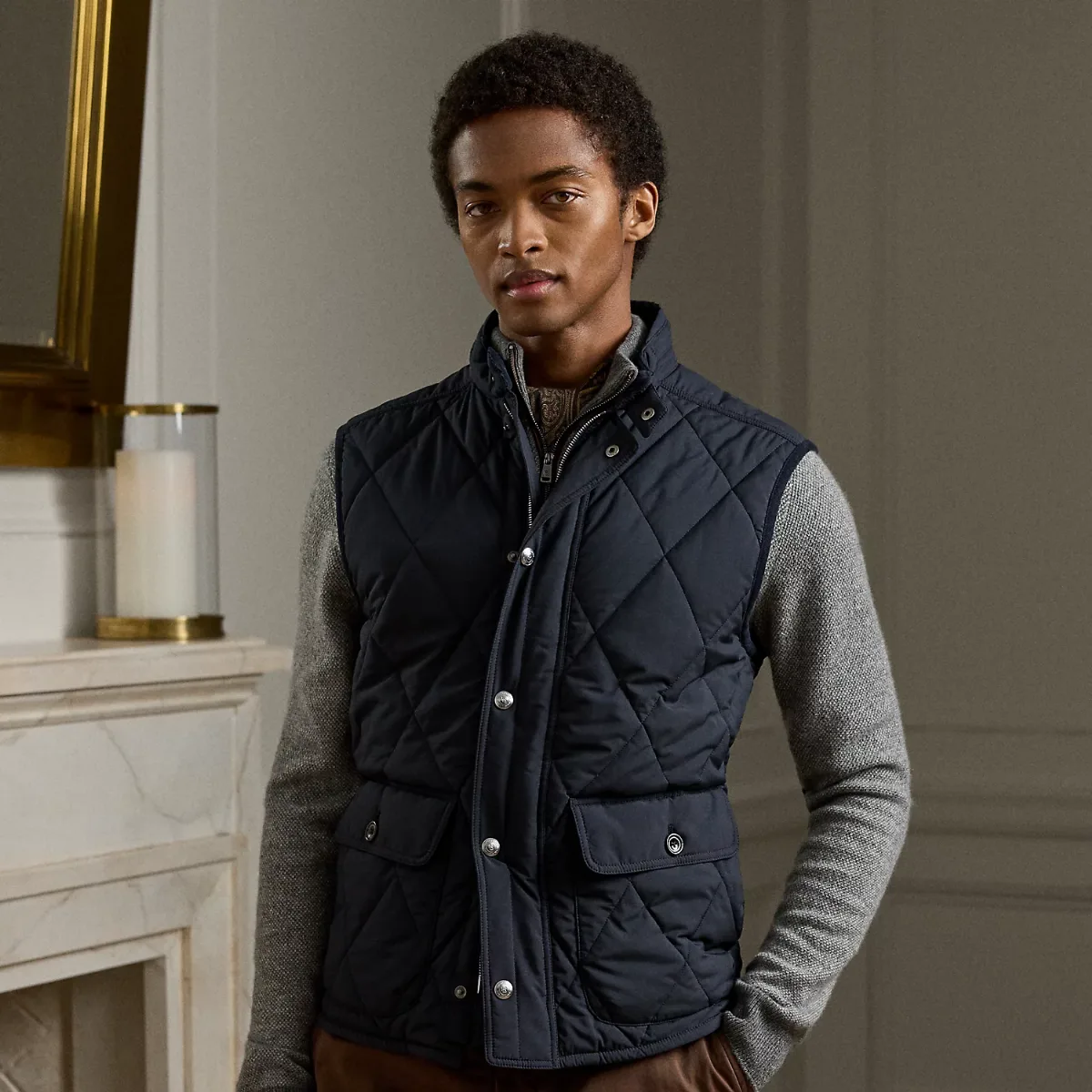 Carleton Quilted Down Vest by Ralph Lauren
