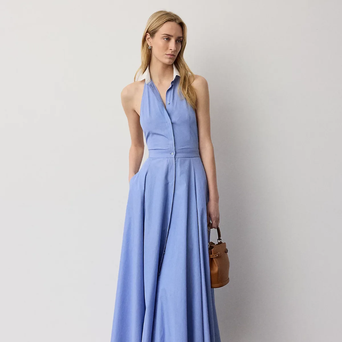 Eldred Cotton Day Dress by Ralph Lauren