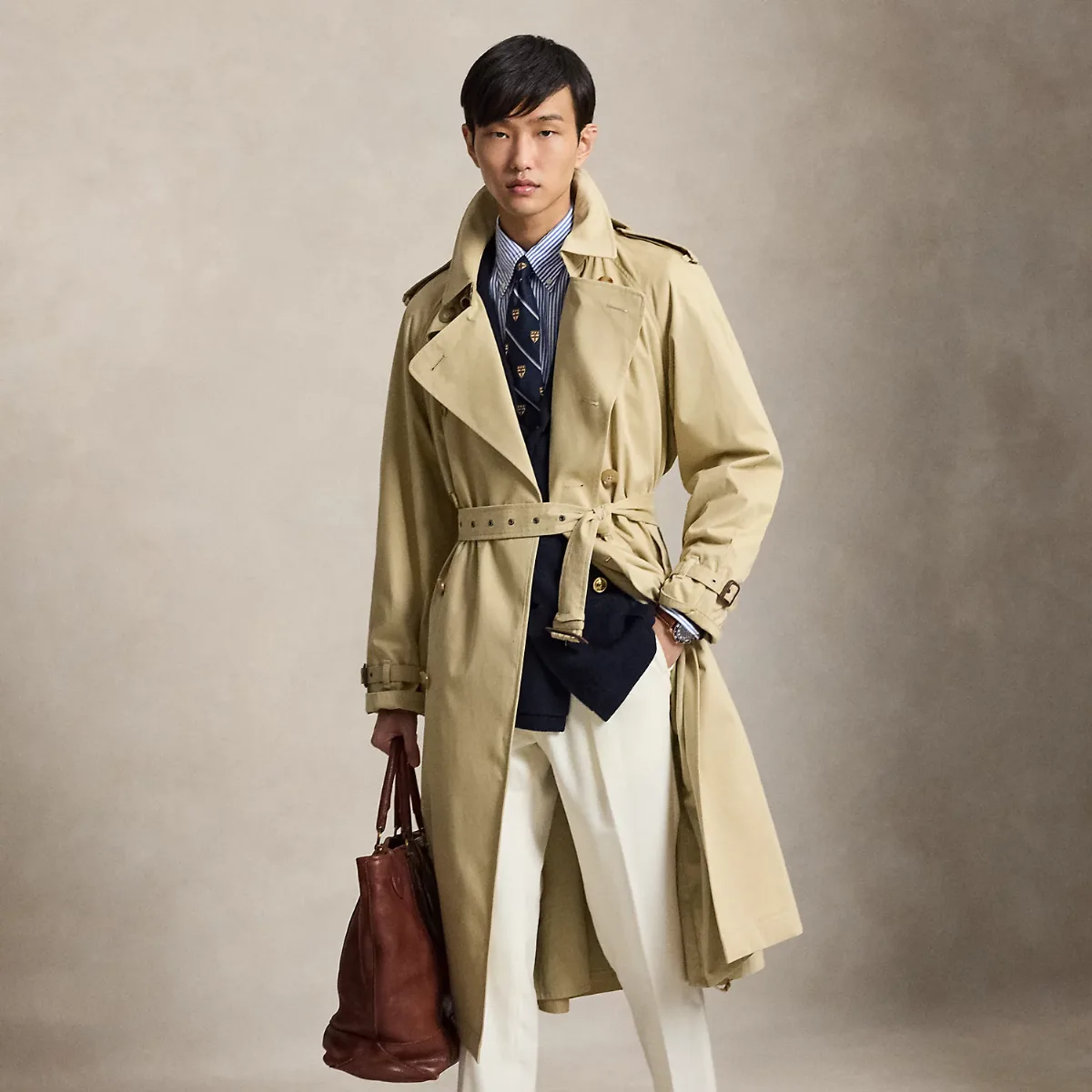 Lightweight Twill Trench Coat by Ralph Lauren